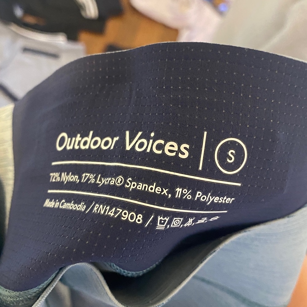 Outdoor voices